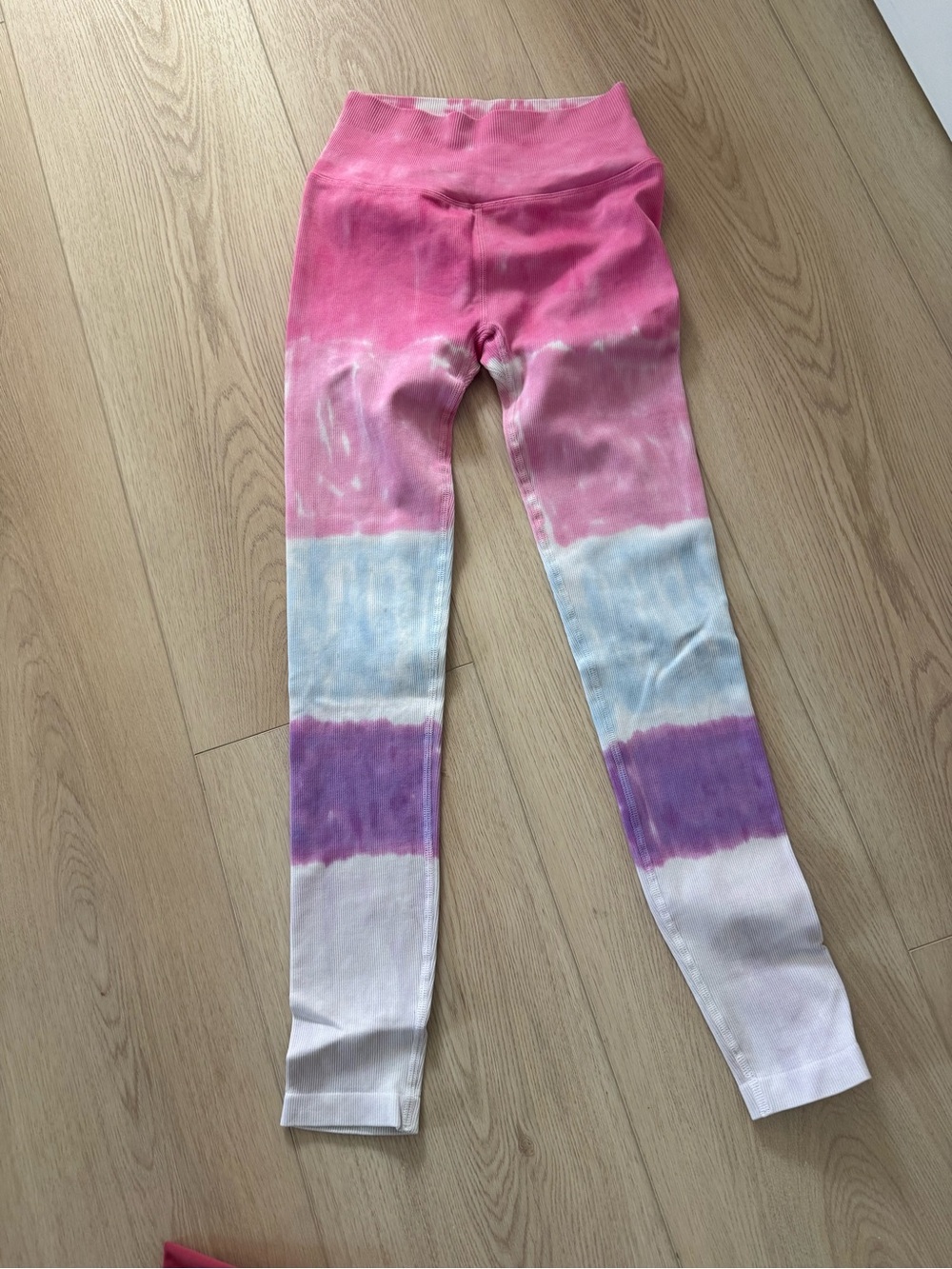 Spiritual Gangster Kids Pink, Purple & Light Blue Tie-Dye Leggings